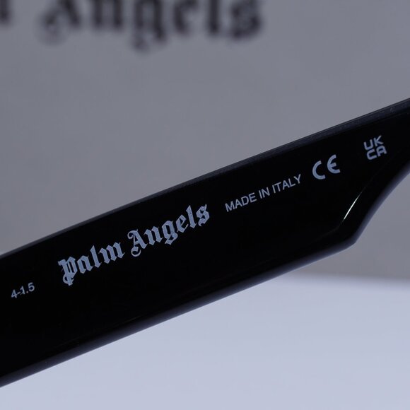 Palm Angels PERI089 BODIE 1007 Square Sunglasses - Black/Dark Grey - Picture 6 of 9
